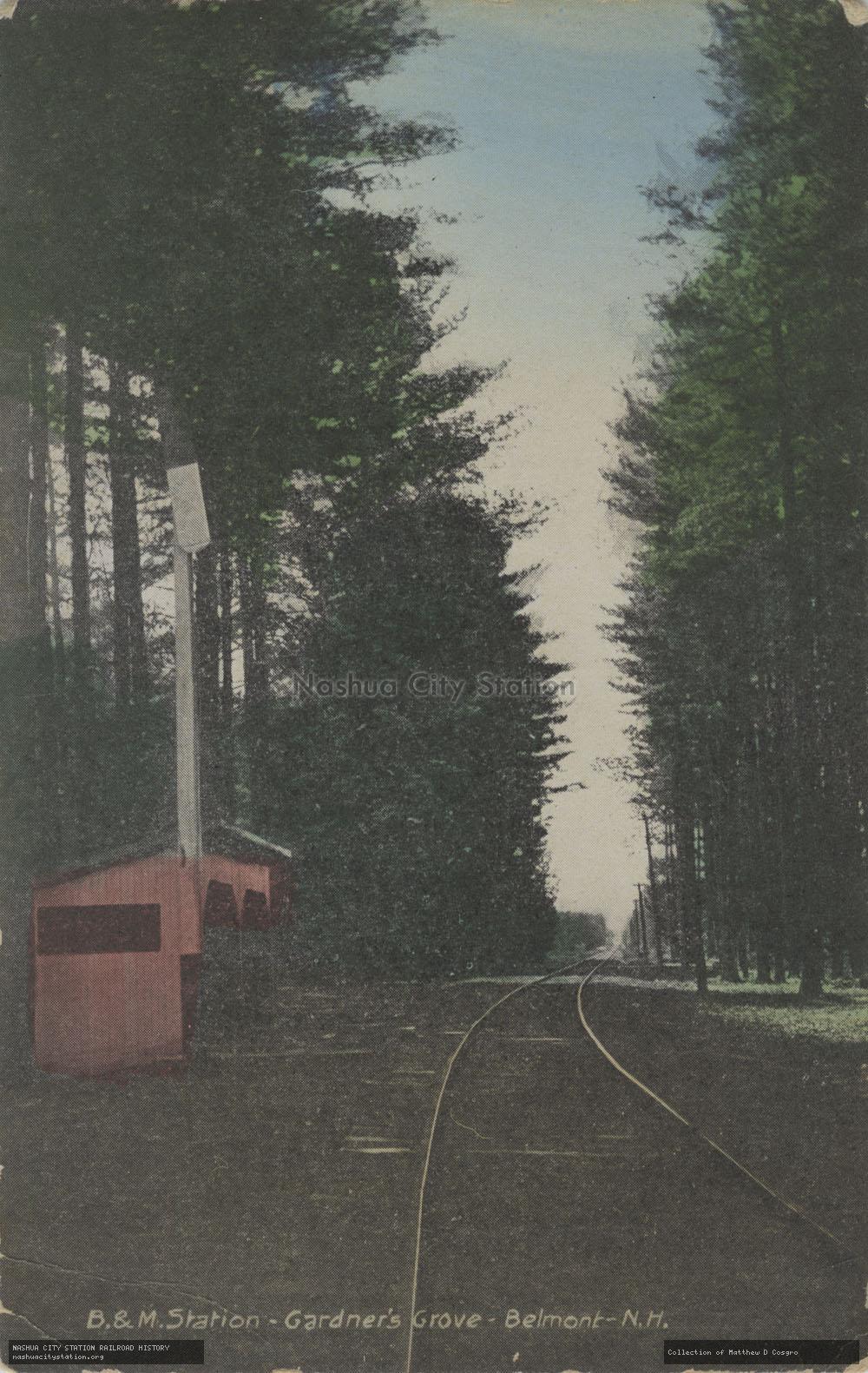Postcard: Boston & Maine Station, Gardner